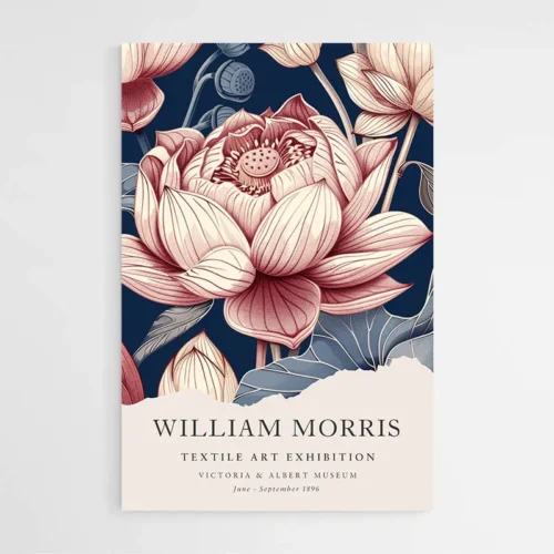 Affiche William Morris Lotus