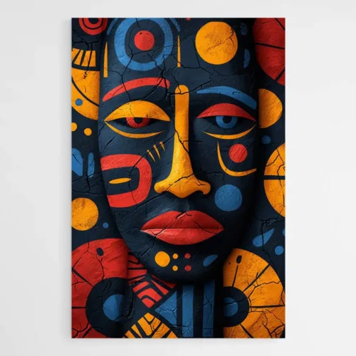 Tableau Africain Coloré