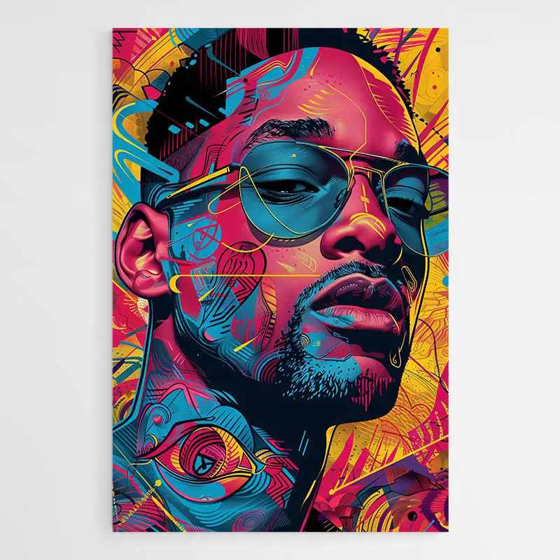 Tableau Will Smith Pop Art