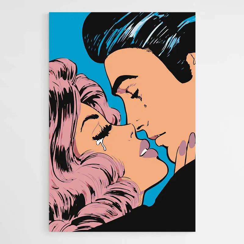 Tableau-couple-pop-art-1 Tableau Couple Pop Art