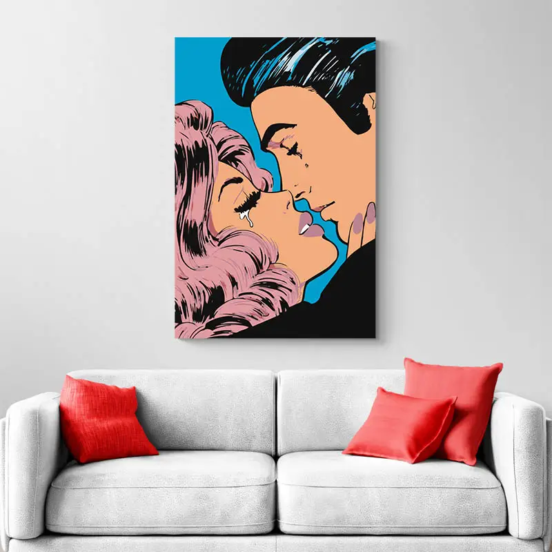 Tableau-couple-pop-art-portrait-2-3-3 Tableau Couple Pop Art