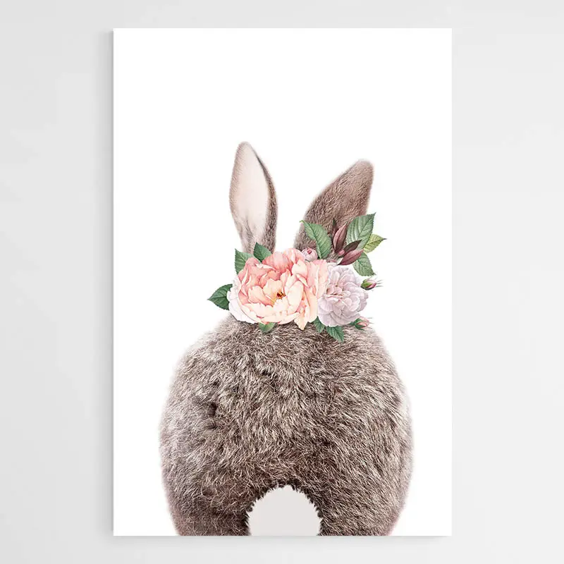 lapin-de-dos-1 Tableau Lapin de Dos