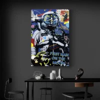 tableau-banksy-astronaute-portrait-2-3-3 Tableau Banksy Astronaute