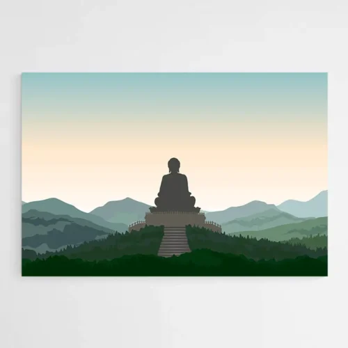 tableau-bouddha-vert-1 Tableau Bouddha Vert