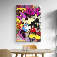 Tableau Cartoons Street Art Moderne