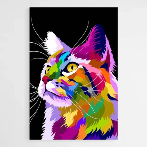 tableau-chat-pop-art-1 Tableau Chat Pop Art