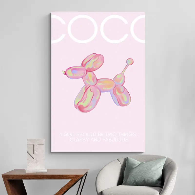 Tableau Coco Chanel Jeff Koons