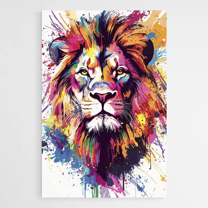 Tableau Graffiti Lion