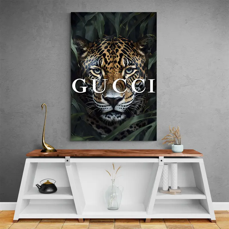 tableau-gucci-leopard-portrait-2-3-4 Tableau Gucci Leopard