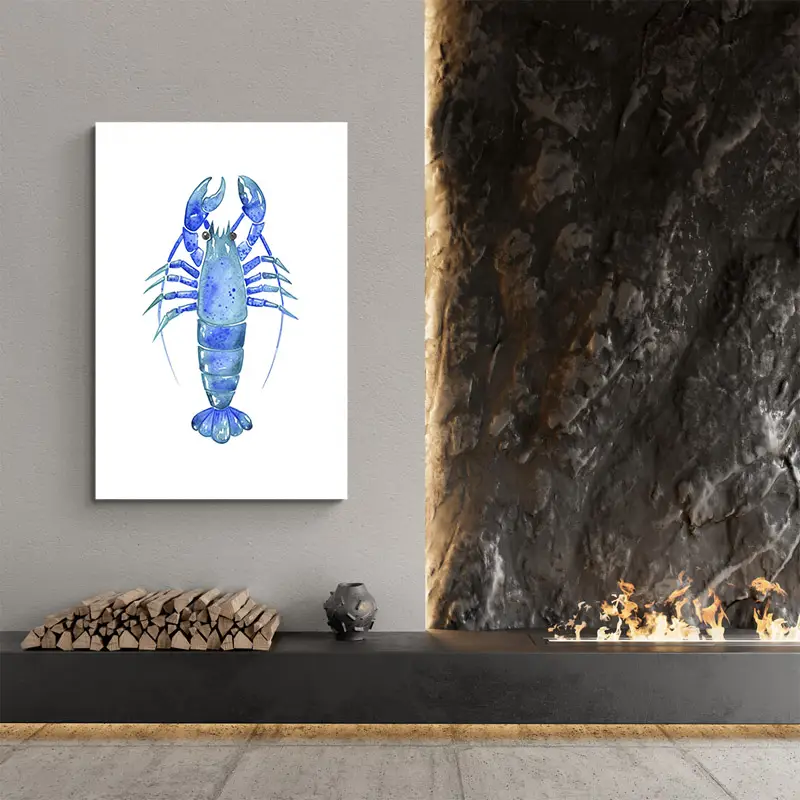 Tableau Homard Bleu