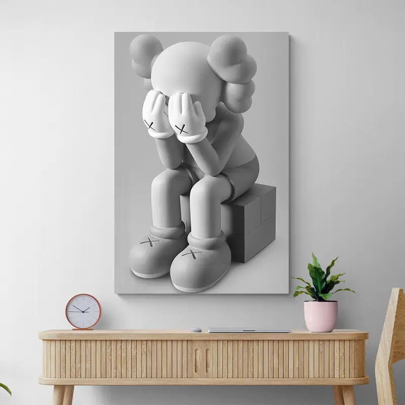 Tableau Kaws Figurine