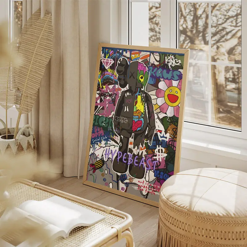 Tableau Kaws Hypebeast