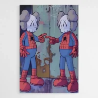 Tableau Kaws Spider Man