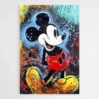 Tableau Mickey Mouse Graffiti