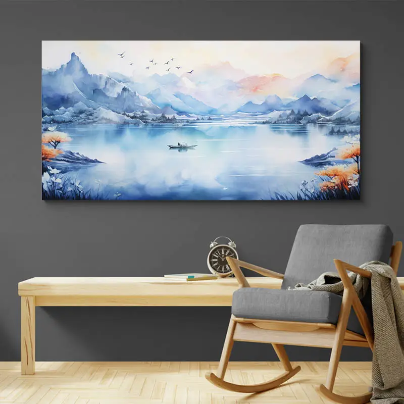 tableau-montagnes-bleues-paysage-2-1-3 Tableau Montagnes bleues