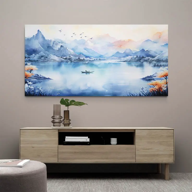 tableau-montagnes-bleues-paysage-2-1-4 Tableau Montagnes bleues