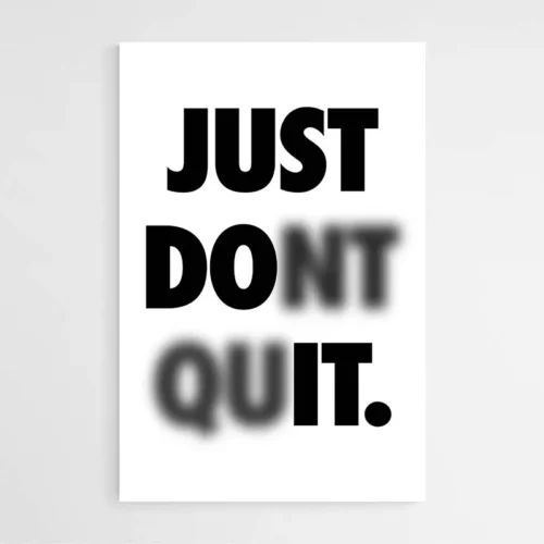 Affiche Motivation - Just Do It