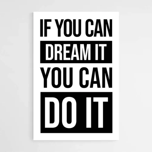 Affiche Motivation - You Can Do It