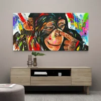 Tableau Peinture Singe