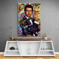 Tableau Pop Art James Bond