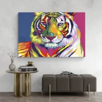 Tableau Pop Art Tigre