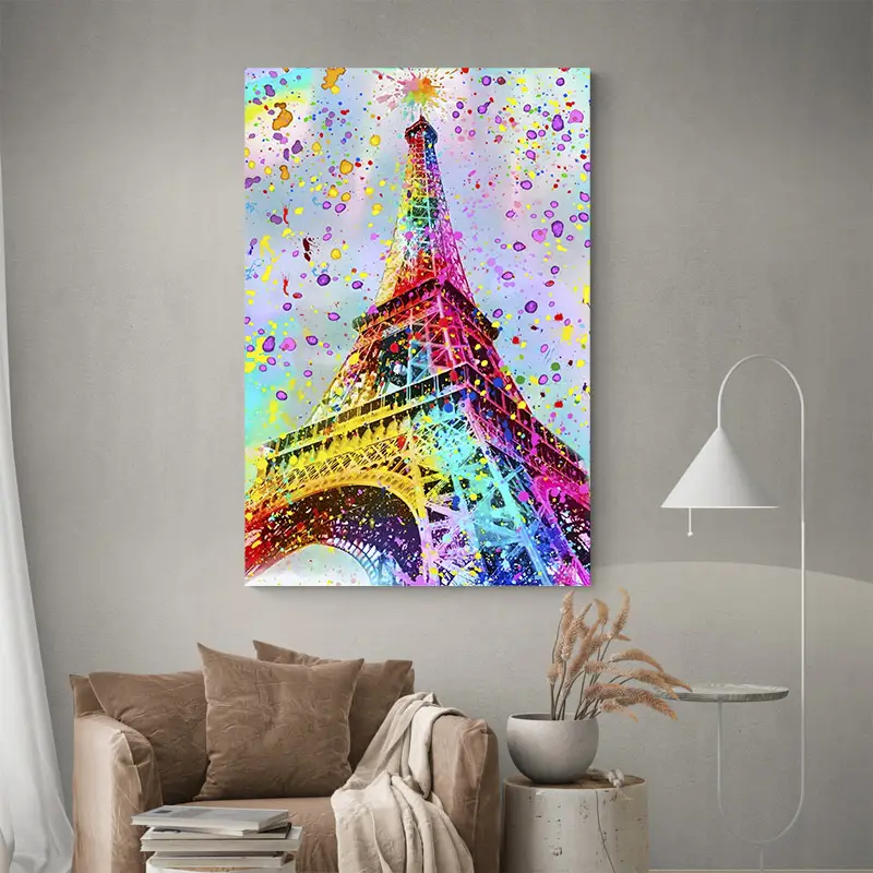 Tableau Pop Art Tour Eiffel