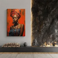 Tableau Portrait Femme Africaine