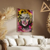 tableau-street-art-marilyn-monroe-portrait-2-3-4 Tableau Street Art Marilyn Monroe