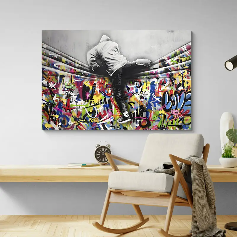 Tableau Street Art Mur Graffitis